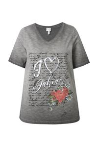 Рубашка Ulla Popken, Mottled Black