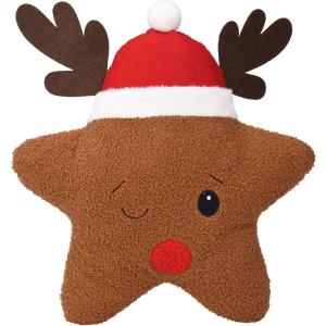 Рождественская подушка Home Styling Collection, 38 см, коричневый