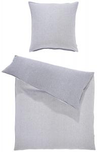 Постельное белье из фланели, 135x200 см, в полоску Marc O'Polo, антрацит