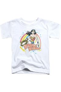 Футболка с коротким рукавом Wonder Woman Wonder Airbrush для детей Gildan, белый