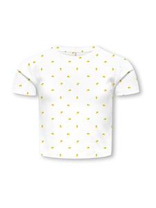 ONLY GIRLS Футболка 'KOGBELLA' в белом цвете