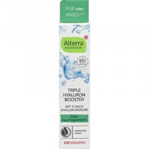 Тройной гиалуроновый бустер Alterra NATURKOSMETIK, 15 ml