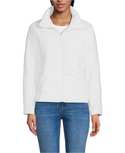 Женская высокая утепленная куртка WanderFree Lands' End, White