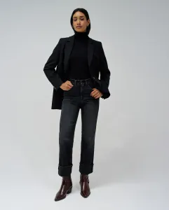 Женские прямые джинсы Faith Push In с высокой посадкой Salsa Jeans, черный