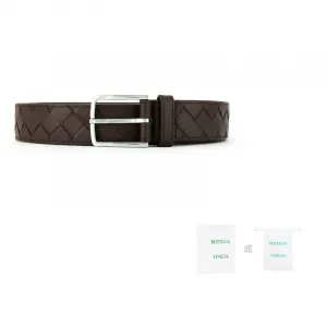 Bottega Veneta Ремень Intrecciato, Brown