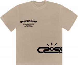 Футболка Cactus Jack by Travis Scott Motor Sport Tee 'Tan', загар