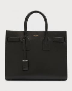 Маленькая кожаная сумка Sac De Jour с ручкой сверху Saint Laurent