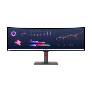 Изогнутый монитор Lenovo ThinkVision P49w-30, 49", 5120x1440, 60 Гц, IPS Black, черный