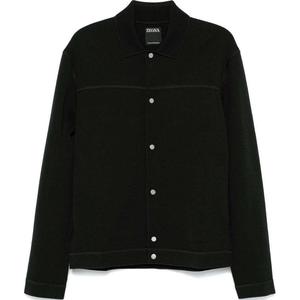 Zzegna Джерсейная рубашка-куртка Zegna, Black