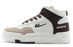 WARRIOR Износостойкие и легкие высокие кроссовки для скейтбординга унисекс бежево-кофейного цвета