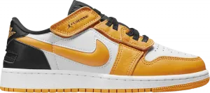 Кроссовки Air Jordan 1 Low Flyease GS Taxi White, белый
