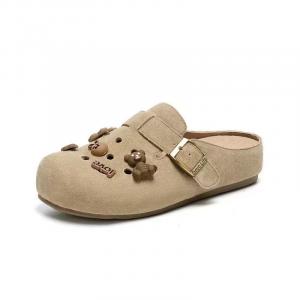 Женские тапочки с милым дизайном для питомцев, устойчивые к запахам, с закрытым носком Mr.shang, Apricot