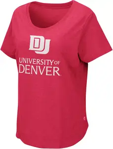 Женская красная футболка Colosseum Denver Pioneers