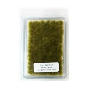 Пустошь — естественный макет, Standard Self-Adhesive Tufts (6mm)