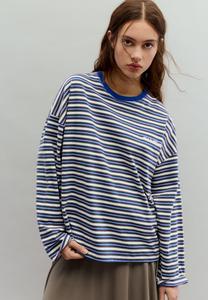 Топ PULL&BEAR STRIPED WITH TEXT, White