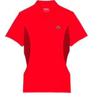 Поло с аппликацией логотипа ultra dry LACOSTE, красный