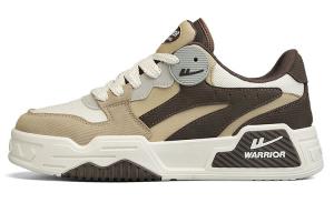 Кроссовки WARRIOR Skateboarding Shoes Men Low-top Khakimi Brown, коричневый