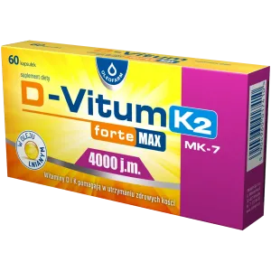 Oleofarm D-Vitum Forte Max K2 биологически активная добавка, 60 капсул/1 упаковка