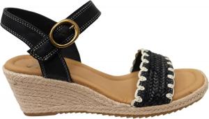 Женские эспадрильи на танкетке Sfft Inez с противоскользящей подошвой Sofft, черный