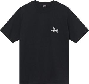 Футболка Stussy Skull Wings Pigment Dyed Tee 'Black', черный