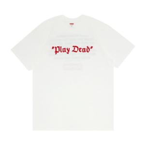 Футболка Supreme Play Dead Tee 'White', белый