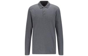 HUGO BOSS Футболка-поло мужская Medium серый
