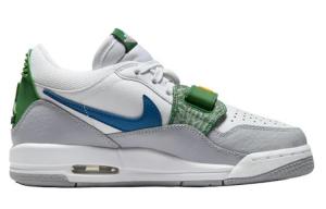 Кроссовки Jordan Legacy 312 Vintage Basketball Shoes Women's Low-top Green/White, зеленый
