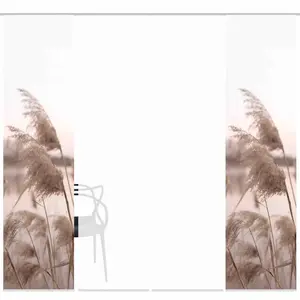 Раздвижная штора TRAWY Панельная каретка, 4 шт., комплект раздвижных занавесок Digi, набор из 4 шт. TRAWY Home Wohnideen, Natur