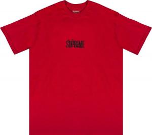 Футболка Supreme Splatter Short-Sleeve Top 'Red', красный