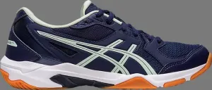 Кроссовки wmns gel rocket 10 'peacoat whisper green' Asics, черный