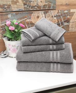 Набор полотенец denzi из 6 предметов. Linum Home, Dark Grey
