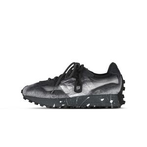 New Balance NB 327 амортизация, износостойкие низкие повседневные городские кроссовки для комьюта Unisex Silver Black