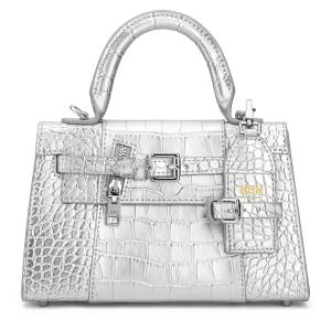 Nothingbutmini NothingButМини-женская сумочка, Порошок для печати Крокодил.