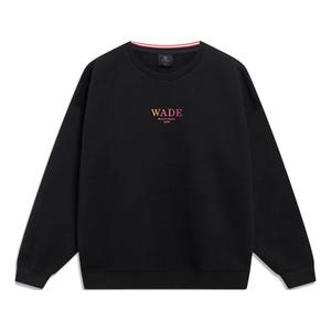 Спортивная толстовка Li-Ning Way Of Wade Logo Sweatshirt 'Black' AWDT143-7, черный