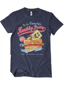 Футболка синего цвета SpongeBob