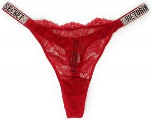 Трусики-стринги Victoria's Secret Bombshell Shine, Lipstick Lace