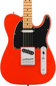 Электрогитара Fender Player II Telecaster, гриф из клена, кораллово-красный