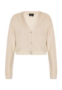 Вязаный кардиган NAEMI, бежевый