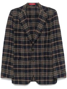 Пиджак в клетку Bagnoli Sartoria Napoli, синий