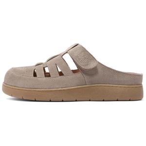 Senda Серые женские тапочки с резиновой подошвой, устойчивой к истиранию, и закрытым носком, цвет Gray