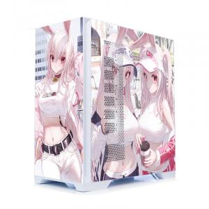 Корпус SAMA Custom Xianma Yanzhishen Lirin Bae, Mid Tower, белый/рисунок