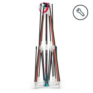 Комплект половинных стоек Quechua Seconds Easy запасная часть для палатки на 3 человека, мультиколор