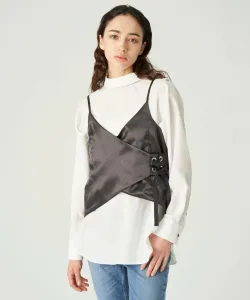 Блузка-корсаж на бретельках Loveless, цвет Gray