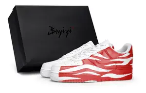 Кроссовки Air Force 1 для скейтборда, унисекс, низкие, красный Nike