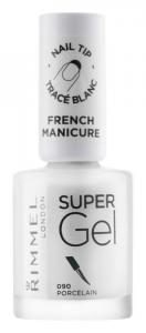 Лак для французского маникюра Rimmel Super Gel Step 1, оттенок 090 Porcelain 12 мл