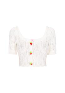 Вязаный кардиган MYMO, белый