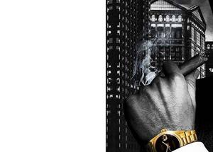 Картина на холсте Hustling Sharks Don't be Number 2!, черный