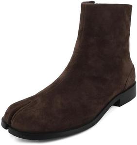 Женские ботинки U-lite с разделенным носком, округлым мысом, широкой полнотой, низким каблуком и удобной подошвой, Brown