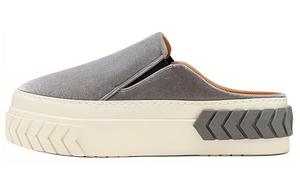 Закрытые тапочки на протекторной подошве Unisex серые пара