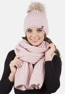 Шарф SET Vivisence, светло-розовый